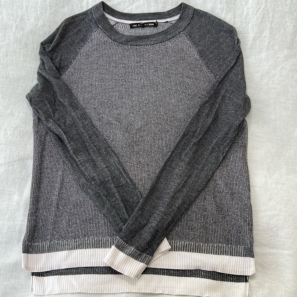 RAG & BONE Jeans 100% Cotton Viscose Sweater SZ XXS